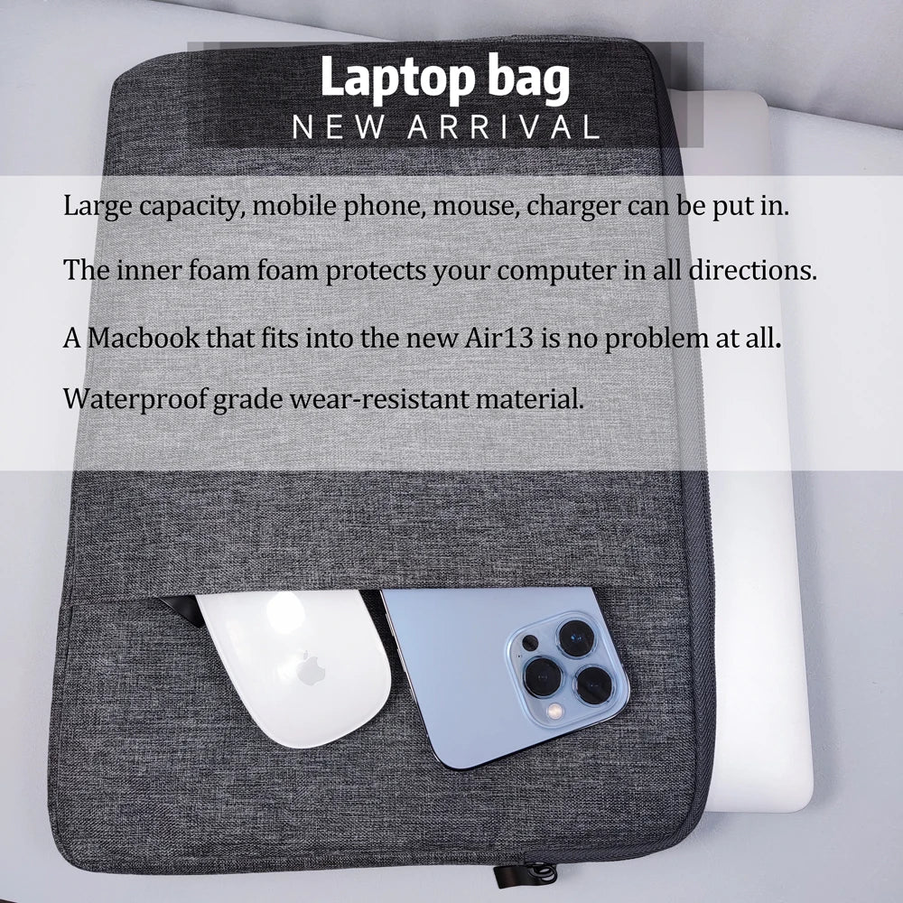 FlexiSleeve™ – Slim Laptop Sleeve Denim Protective Case for MacBook & Laptops