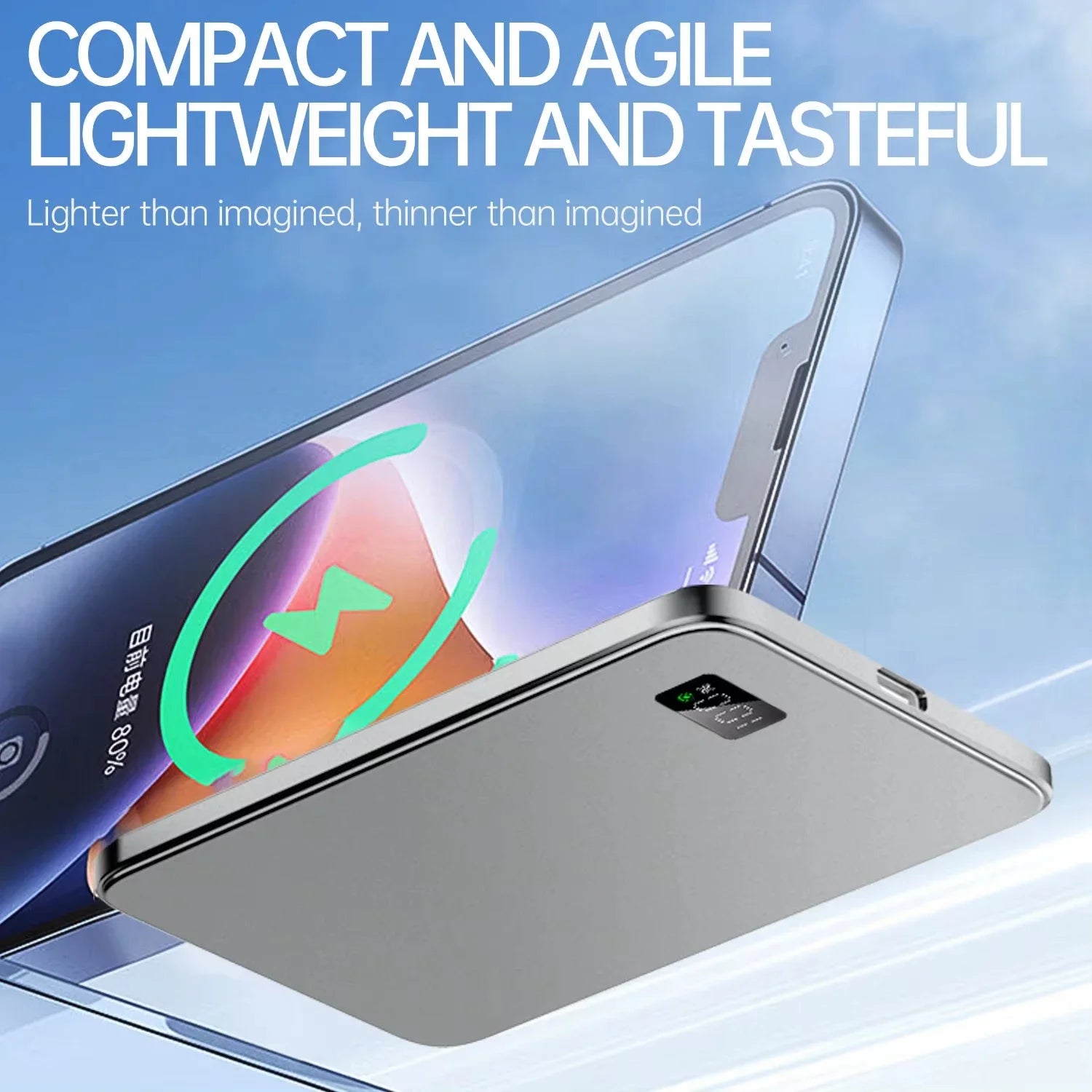 MagCharge™ Ultra - Super-Thin Magnetic Power Bank 50,000mAh