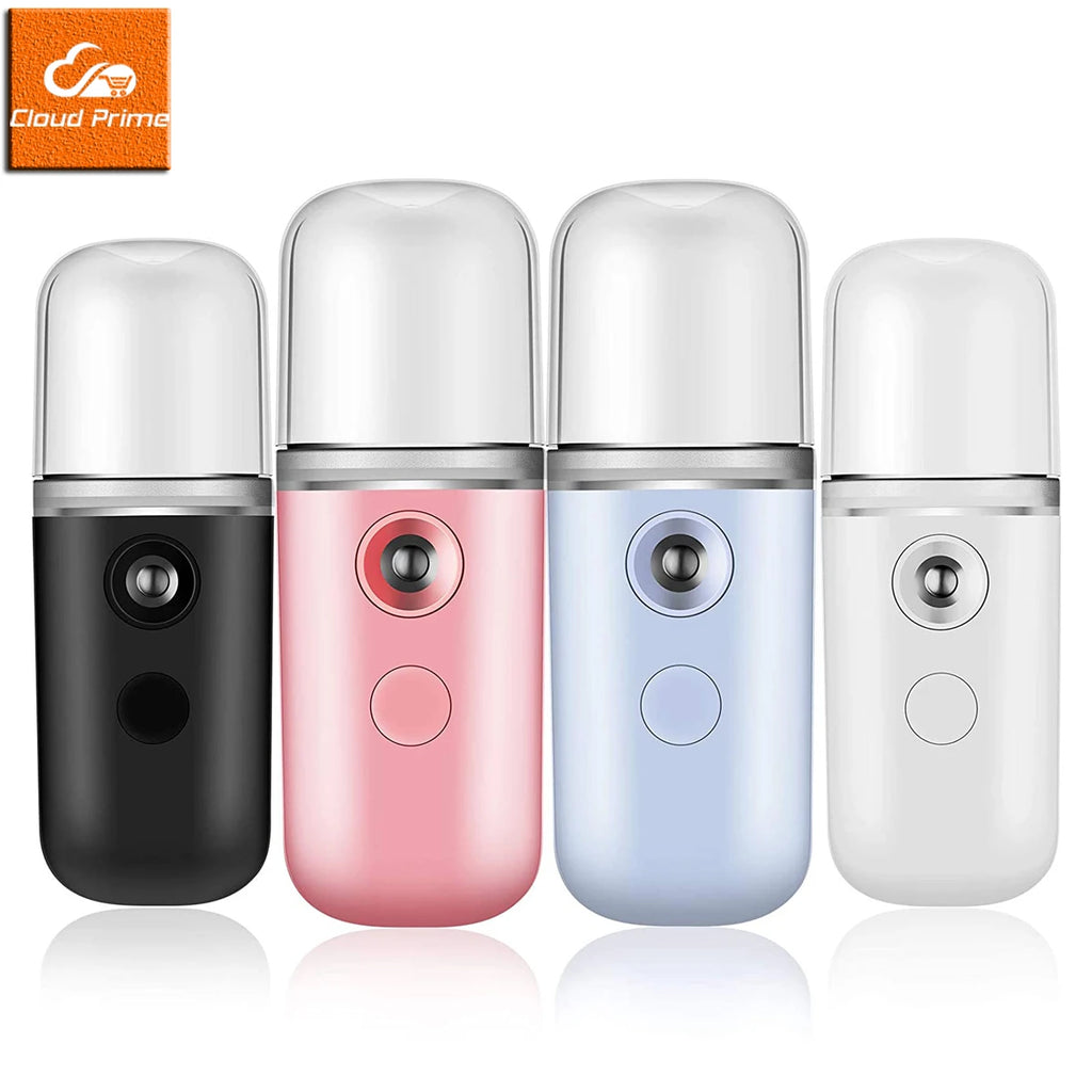 HydraMist™ 30ml – Portable Nano Facial Steamer &amp; Hydrating Mist Sprayer