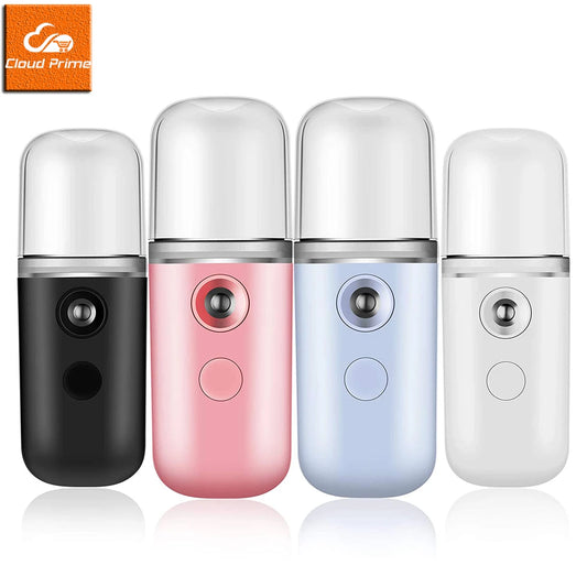 HydraMist™ 30ml – Portable Nano Facial Steamer &amp; Hydrating Mist Sprayer