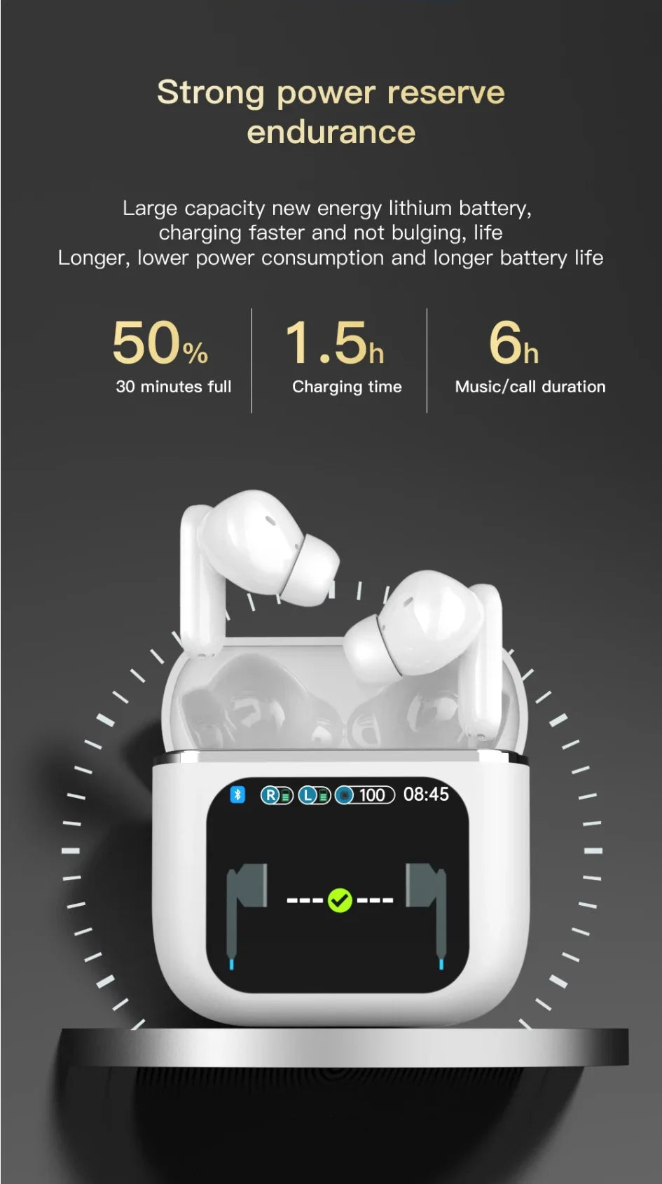 AeroPods™ SE60 Wireless Earbuds – Bluetooth 5.4 Gaming + Sport