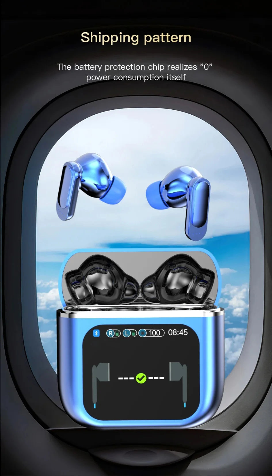 AeroPods™ SE60 Wireless Earbuds – Bluetooth 5.4 Gaming + Sport